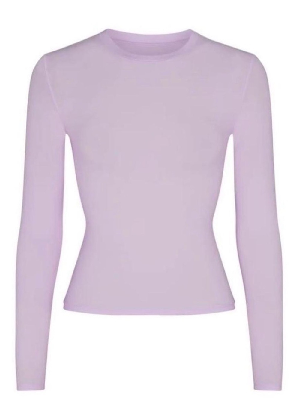 SKIMS Fits Everybody Long Sleeve T-Shirt Sugar Plum M Limited Edition NWOT